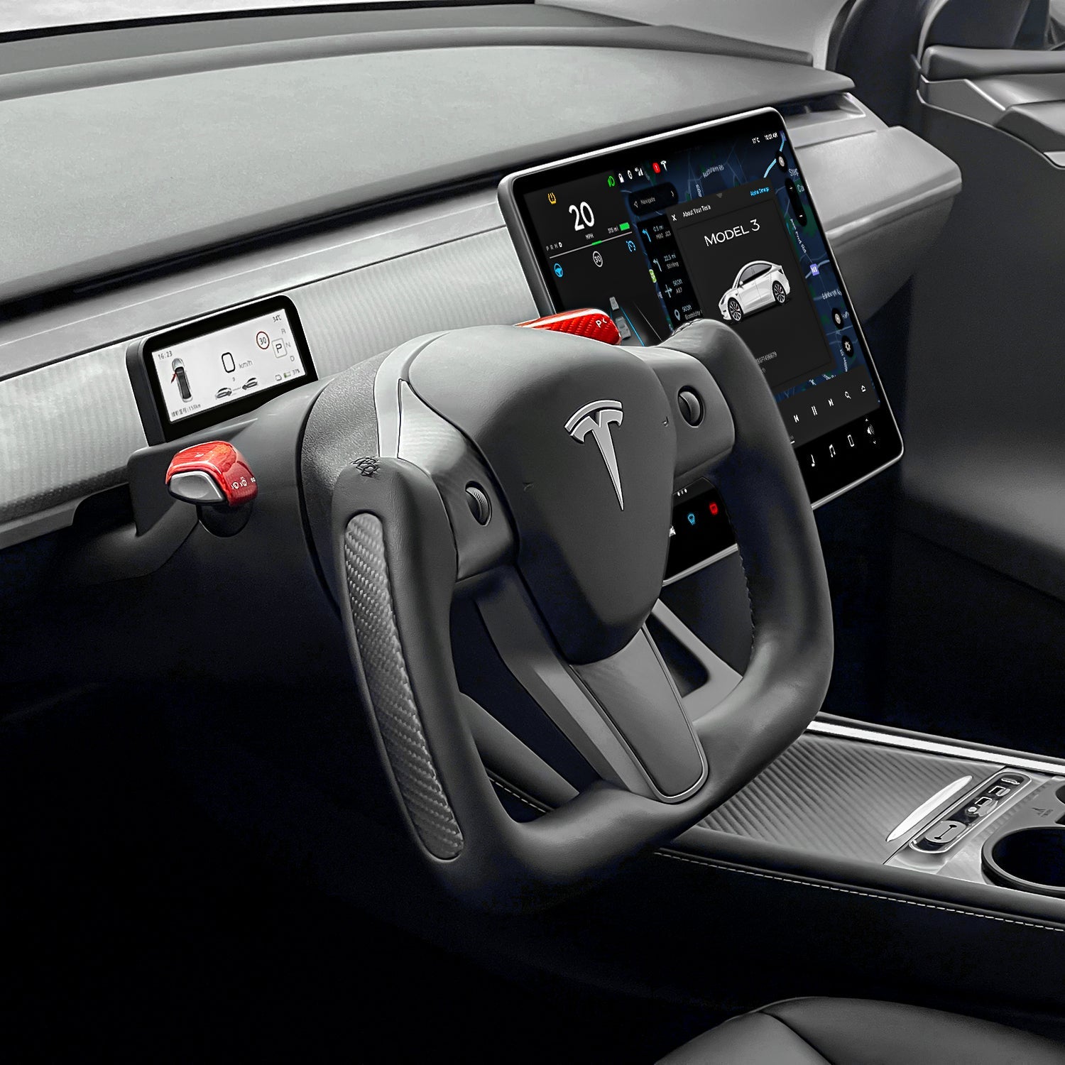 Tesla model 3 yoke deals